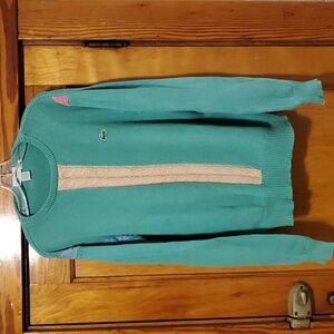 Men's Lacoste Club Vintage Cotton Sweater Made in USA Medium